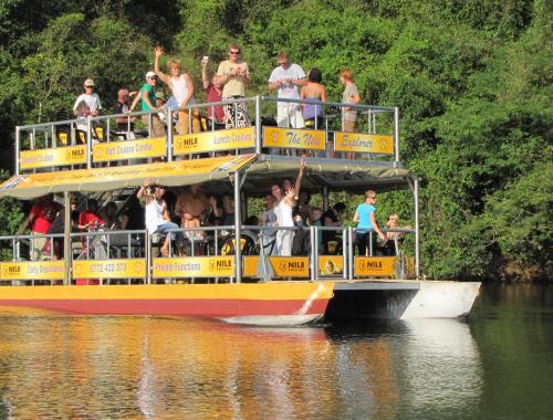 Incentive Travellers on a boat Cruise On the Nile River